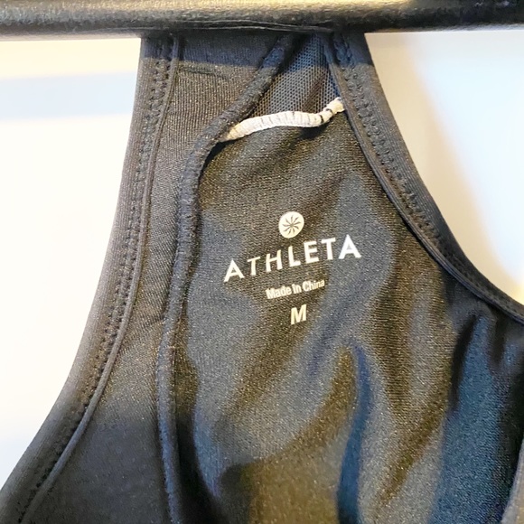 Athleta Black Energy Tank Size M - Picture 4 of 5